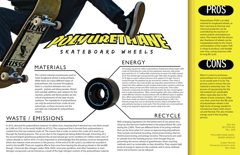 Why Are Skateboard Wheels Made of Polyurethane?